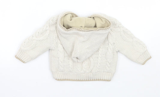 Mothercare Boys Beige Jacket Coatigan Size 6-9 Months