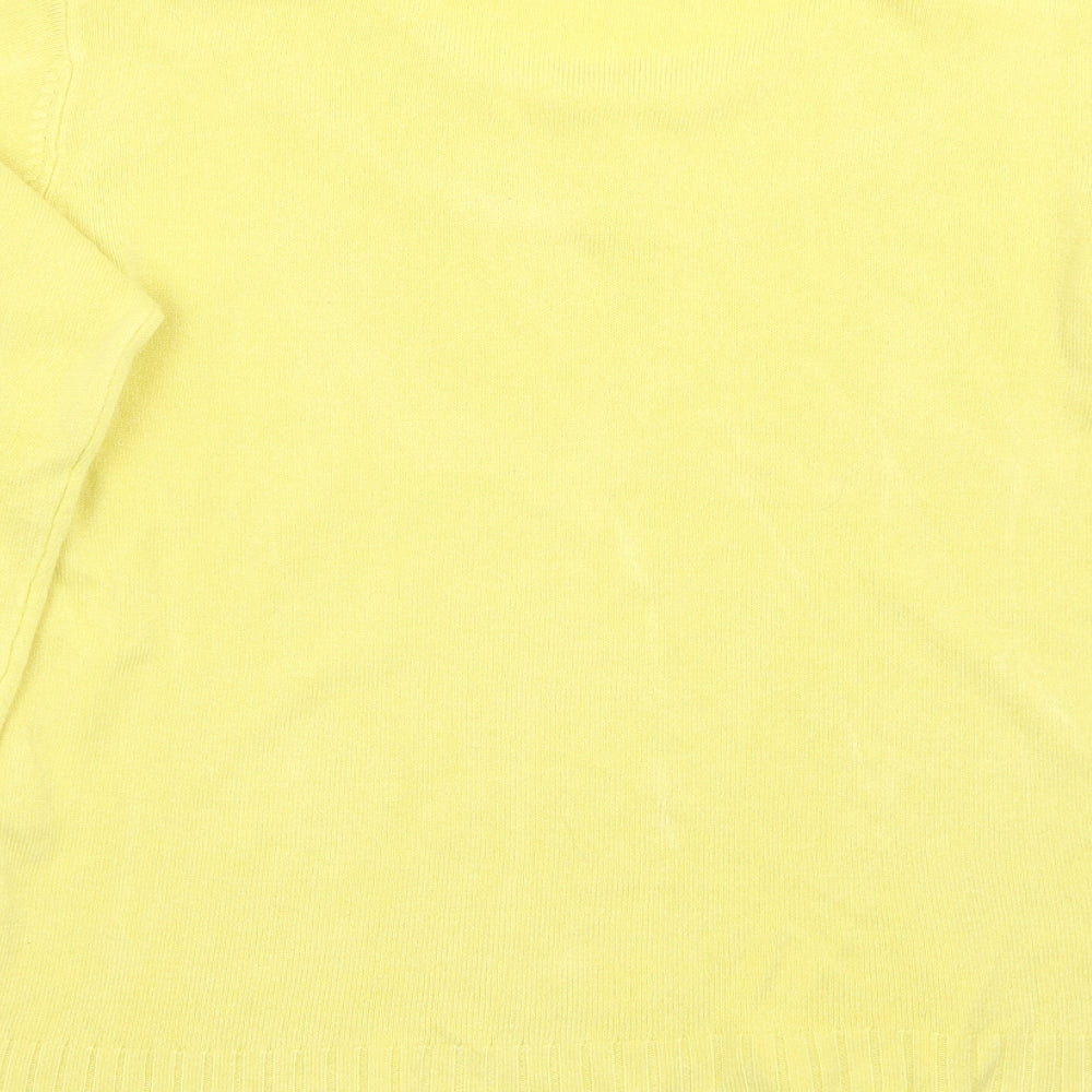 Womens UK Size M Klass Yellow Pullover Jumper