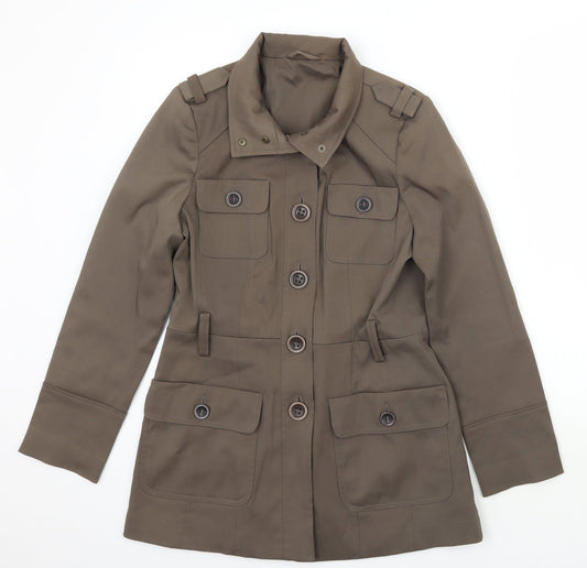 Womens UK Size 10 F&F Green Jacket