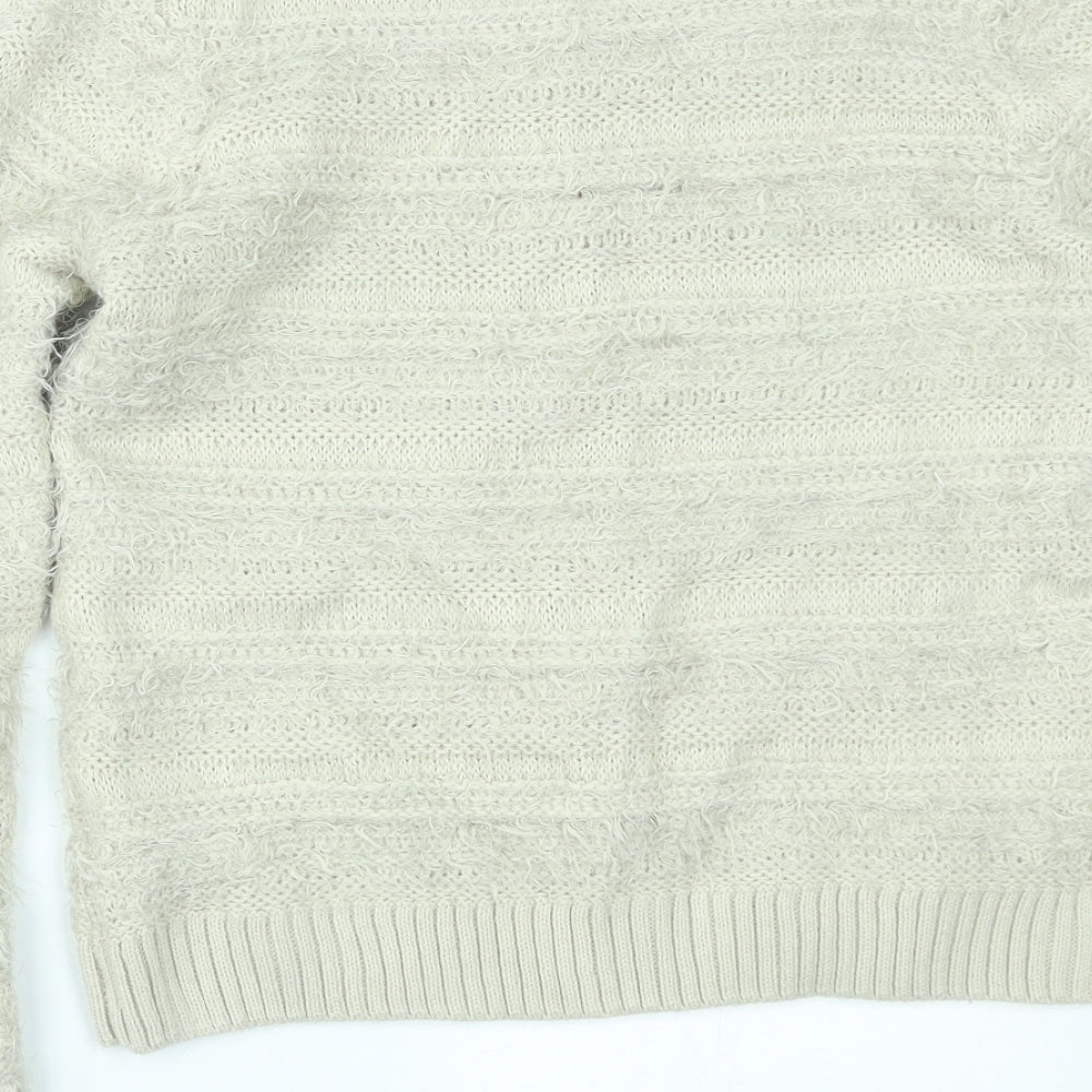 Womens UK Size 18 Papaya Beige Pullover Jumper