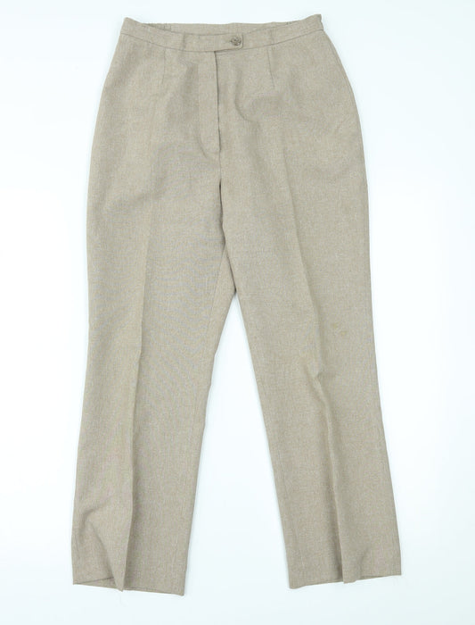 Womens UK Size 10 Berkertex Regular Fit Beige Trousers