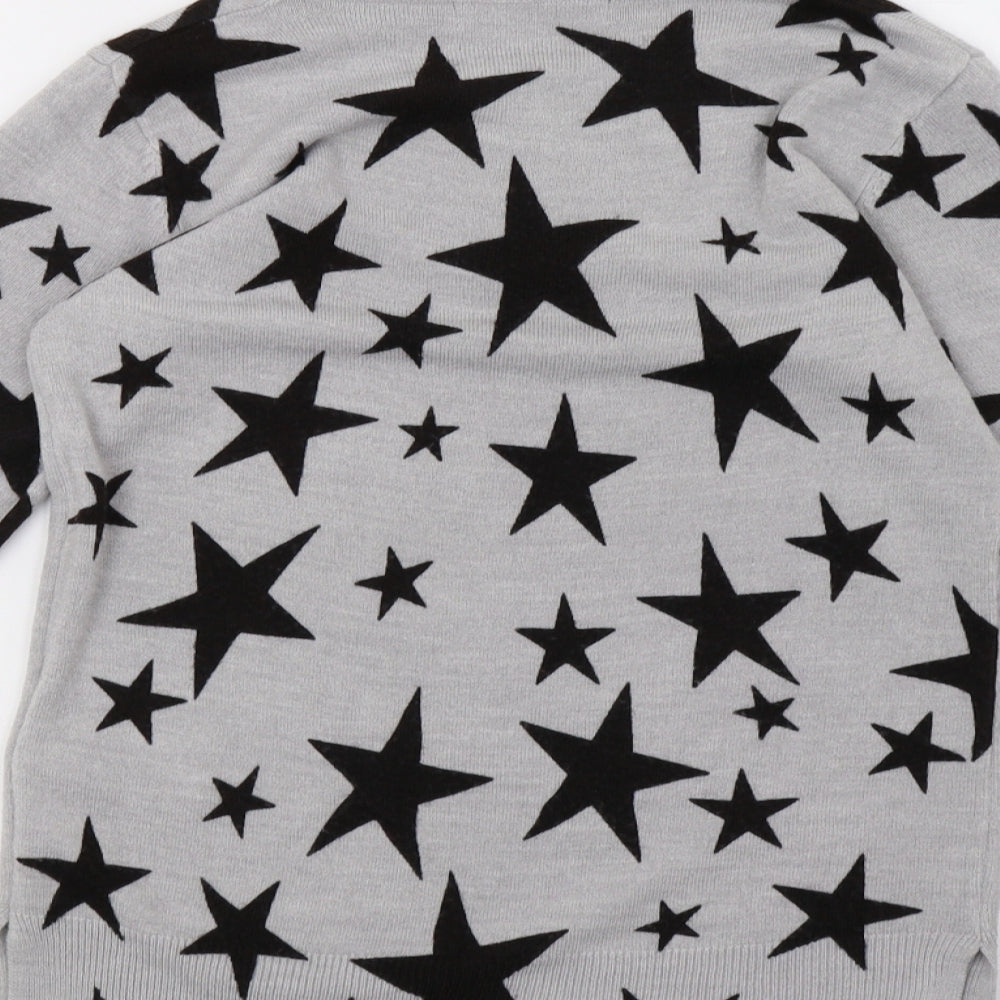 Womens UK Size 6 Marks and Spencer Grey Pullover Sweatshirt
