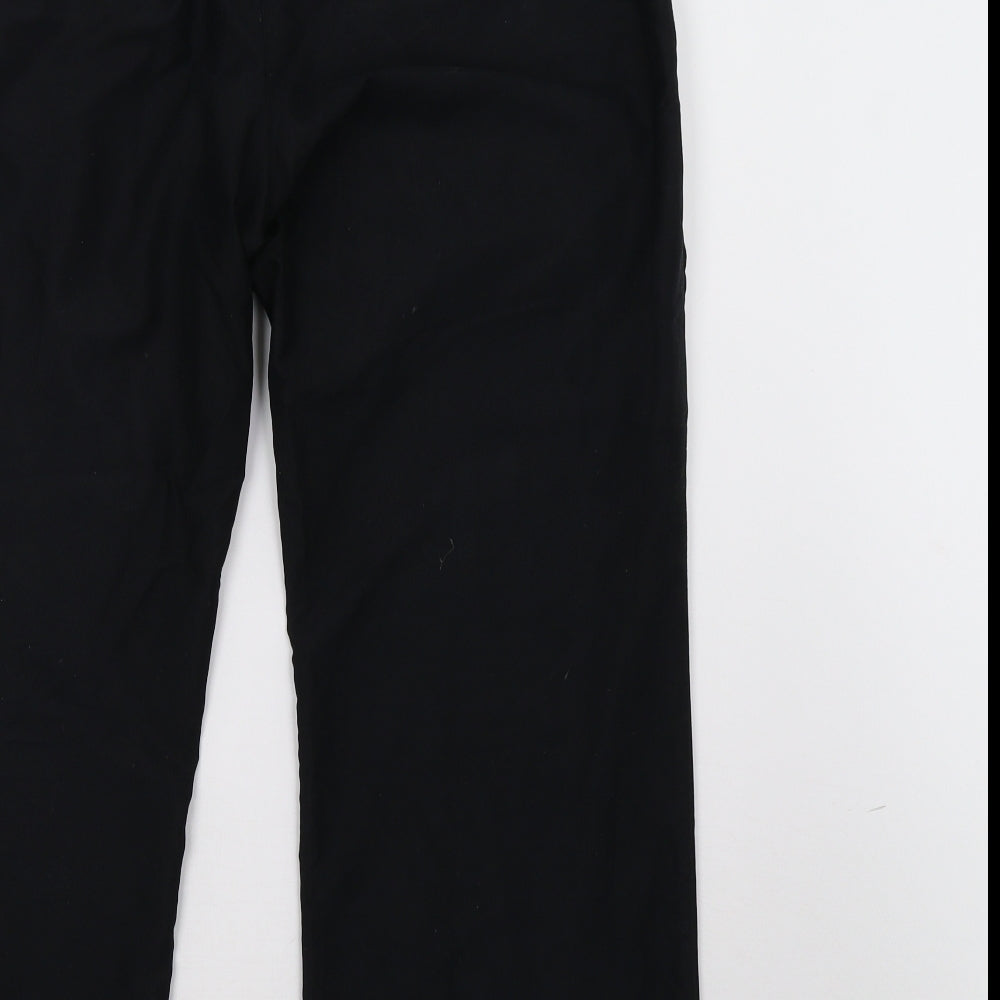 Womens UK Size 14 Dorothy Perkins Regular Fit Black Trousers