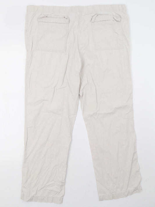 Womens UK Size 16 isabelle Regular Fit White Trousers