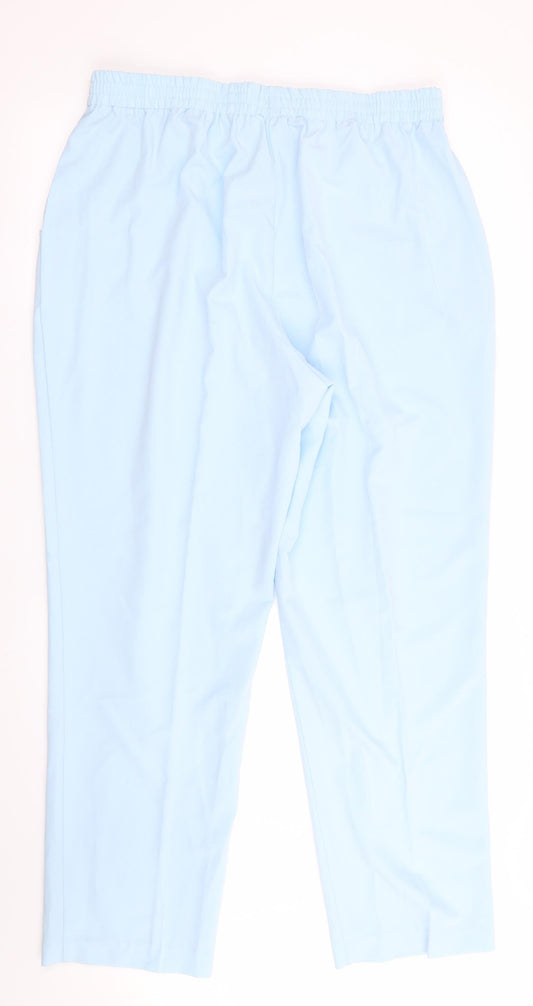 Ocealis Womens Blue Trousers Size 22 L29 in