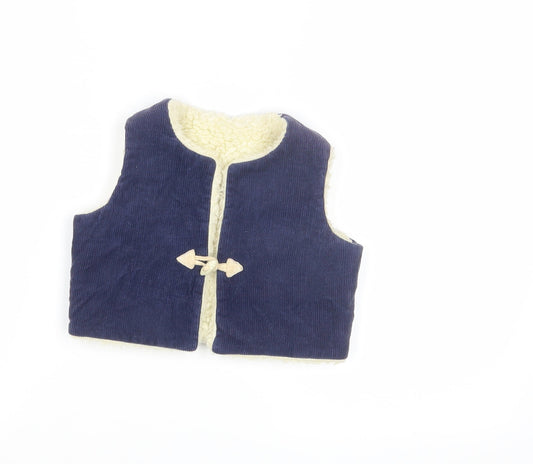 Debenhams Girls Blue Gilet Snowsuit Size 3 Years