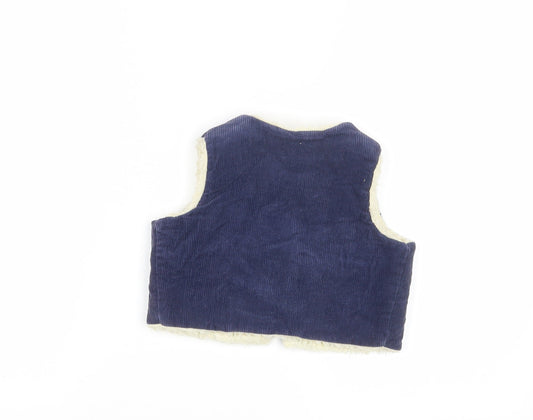 Debenhams Girls Blue Gilet Snowsuit Size 3 Years