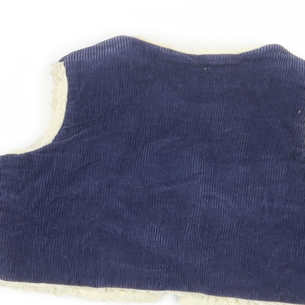 Debenhams Girls Blue Gilet Snowsuit Size 3 Years
