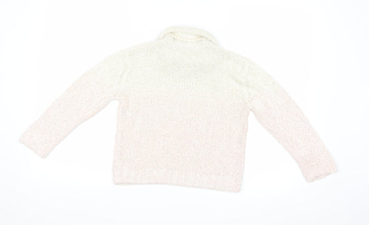 Cherkee Girls Pink Pullover Jumper Size 5-6 Years - Snowflake
