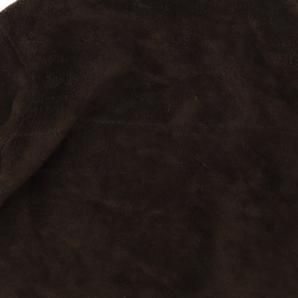 Mens UK Size S Global Adventure Brown Overcoat