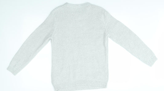 Damart Womens Grey Pullover Jumper Size 10