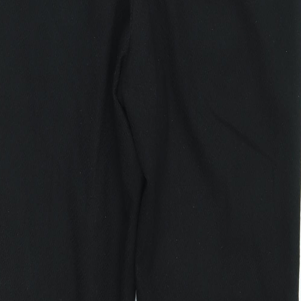 Warehouse Womens Black Trousers Size 10 L26 in -