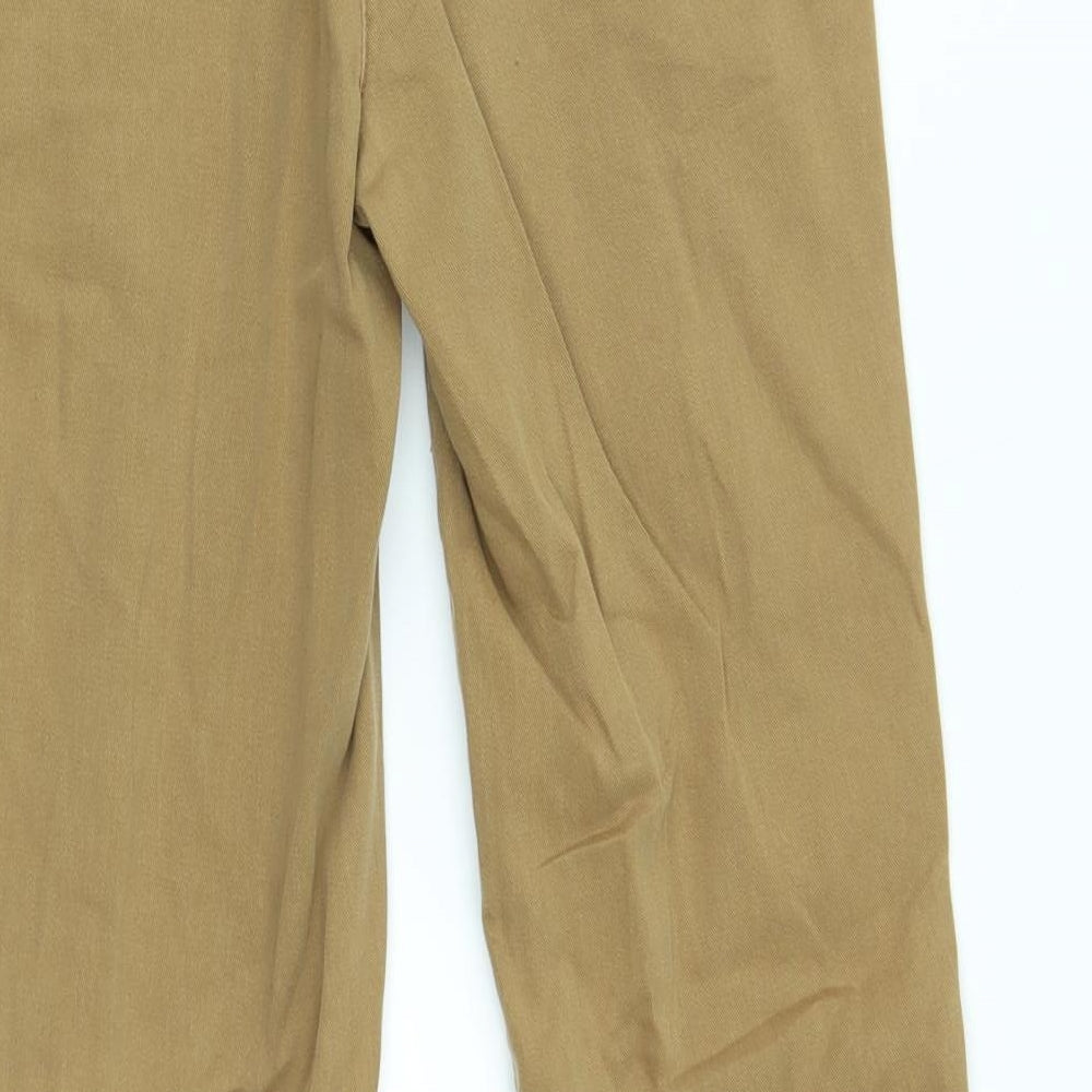 New Look Womens Brown Chino Trousers Size 6 L28 in