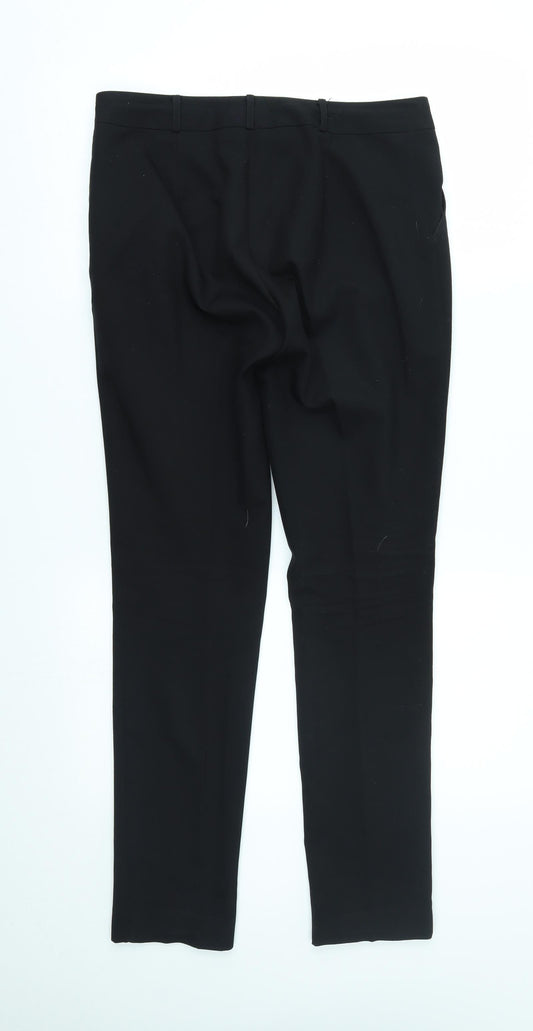 New Look Womens Black Trousers Size 8 L29 in
