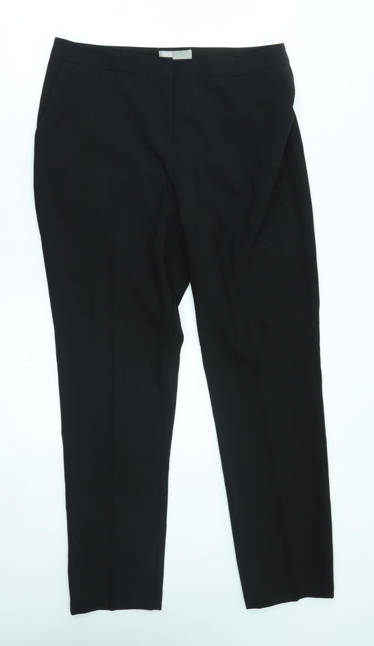 Womens UK Size 12 ASOS Regular Black Suit Trousers