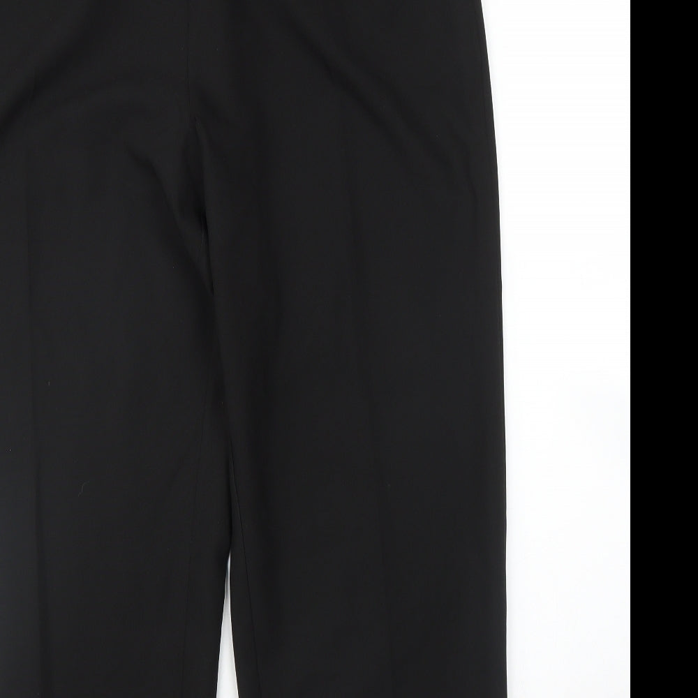 Womens UK Size 18 BM Regular Fit Rain Trousers Black Trousers