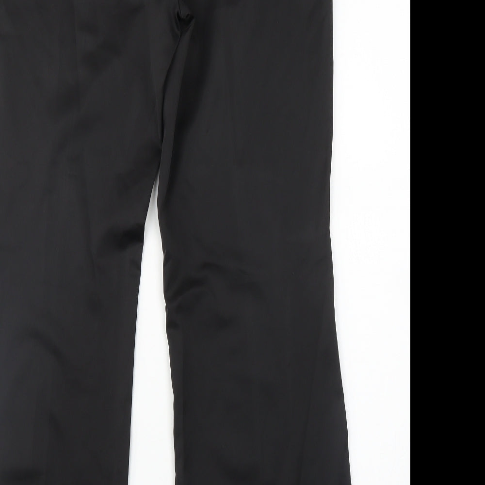 Womens UK Size 16 NEXT Regular Fit Black Trousers