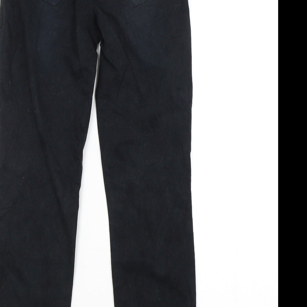 Womens UK Size 8 Yessica Regular Fit Chino Black Trousers