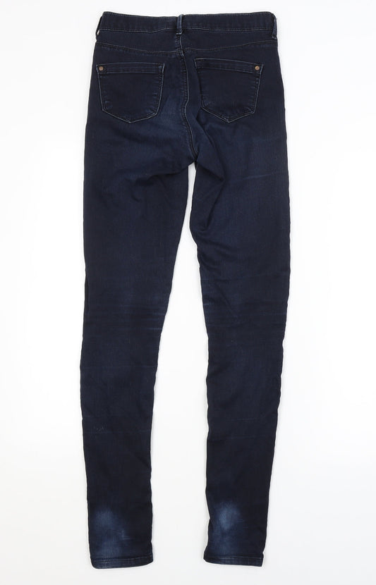 Topshop Womens Blue Skinny Jeans Size 26 in L32 in