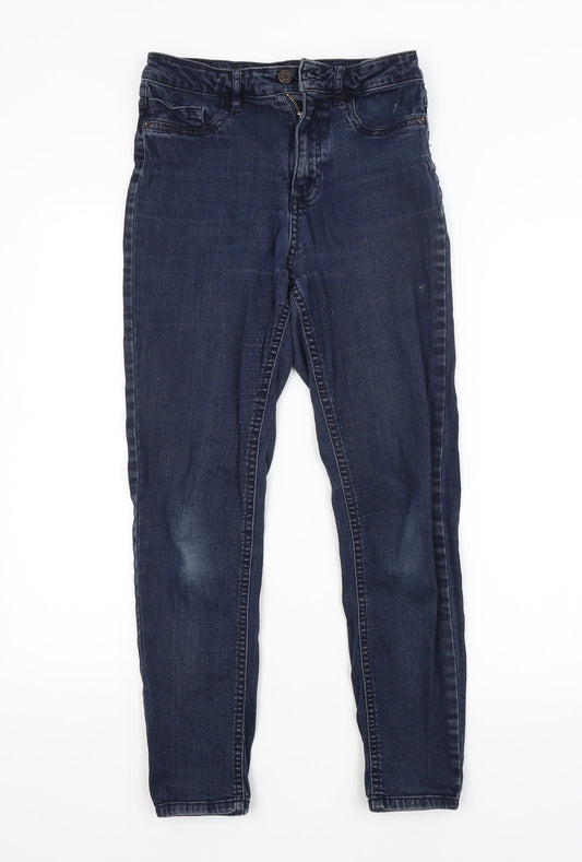 Womens UK Size 8 F&F Regular Fit Straight Blue Jeans