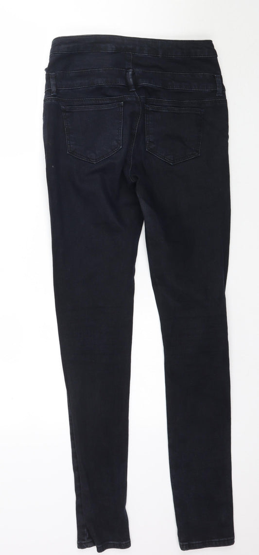 Topshop Womens Blue Denim Skinny Jeans Size 28 L32 in