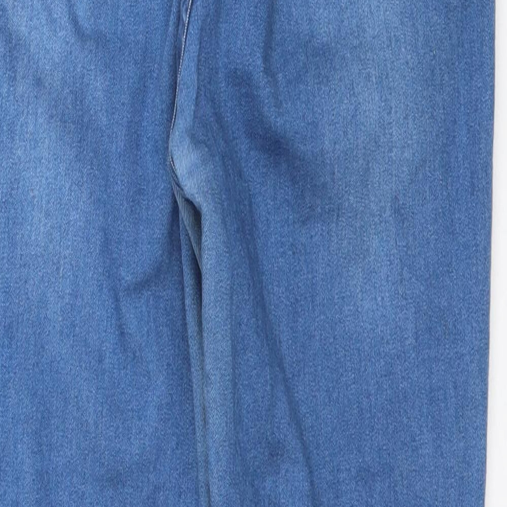 Select Womens Blue Denim Skinny Jeans Size 12 L30 in