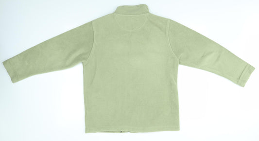 EWM Womens Green Full Zip Jumper Size 10