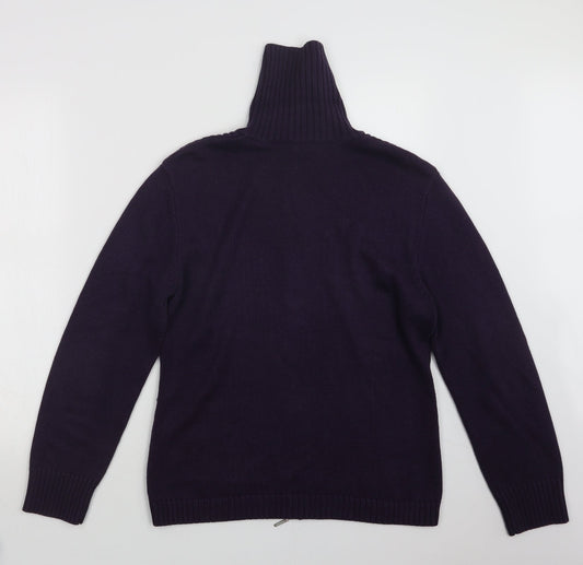 Gerry Weber Womens Purple Knit Cardigan Jumper Size 16