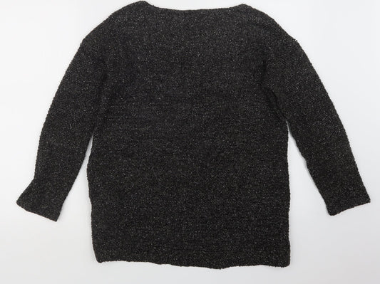 Womens UK Size 10 NEXT Black Pullover Jumper