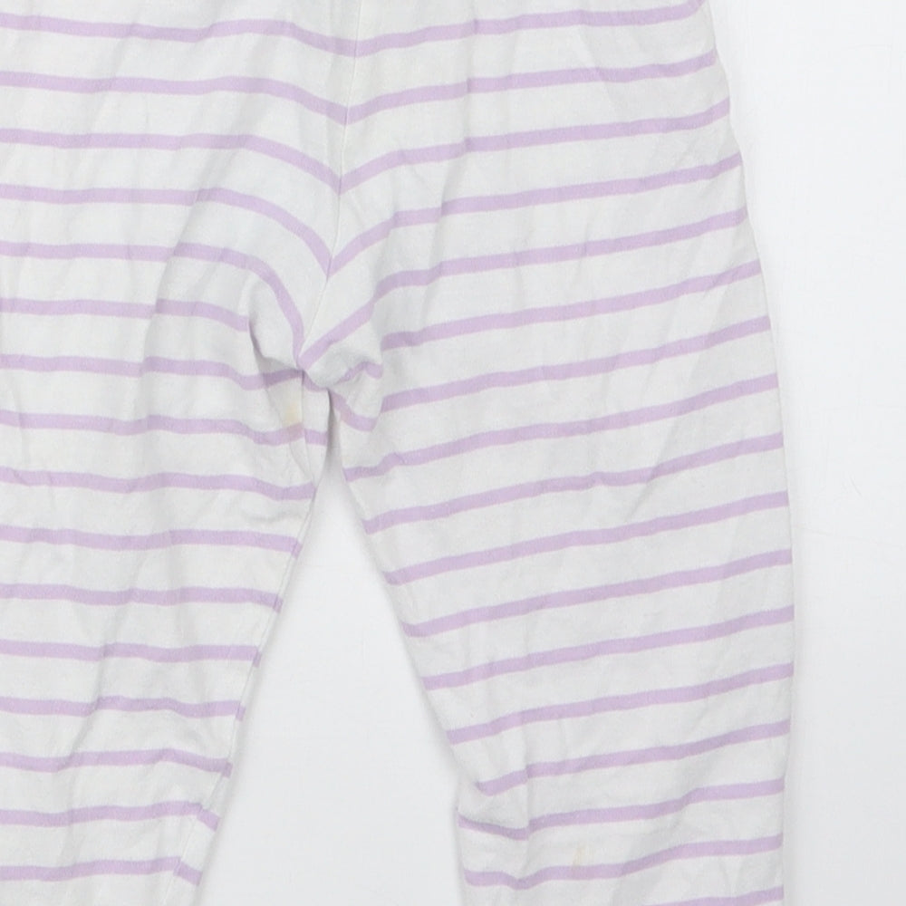Marks and Spencer Girls Purple Geometric Capri Pyjama Set Size 2-3 Years - Peppa Pig