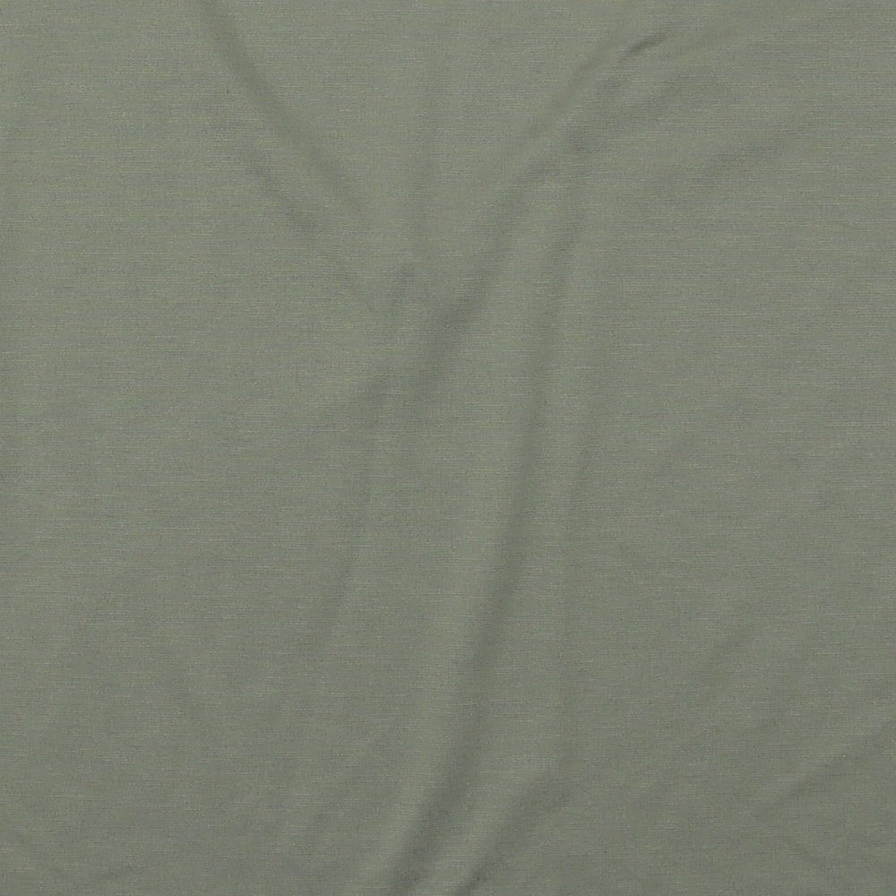 Womens UK Size L Misspap Green Basic T-Shirt