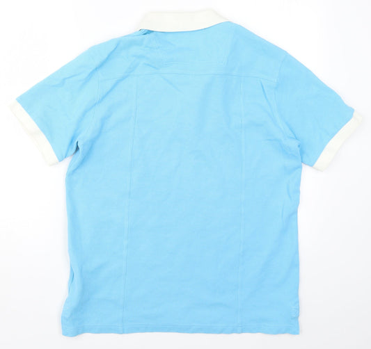 Strength & Honour Mens Blue Polo Size XL