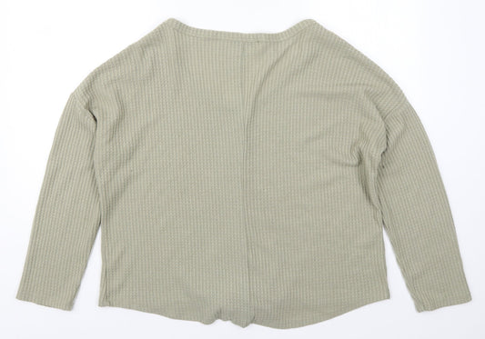 George Womens Green Knit Pullover Jumper Size 14
