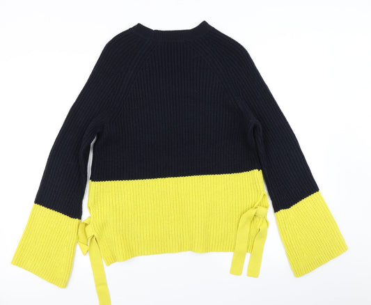 George Womens Blue Knit Pullover Jumper Size 12