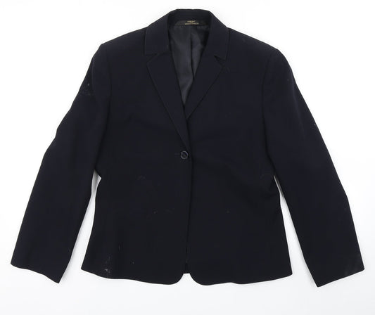 Womens UK Size 10 St Michael Regular Blue Blazer