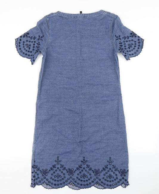 NEXT Womens Blue Denim A-Line Size 6