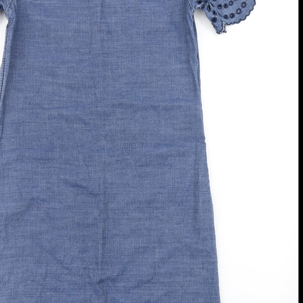 NEXT Womens Blue Denim A-Line Size 6