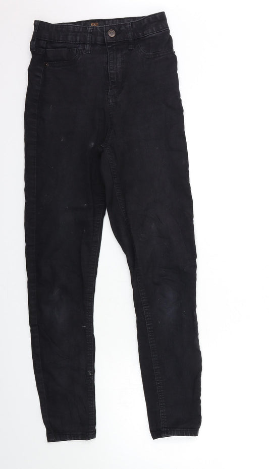 Womens UK Size 6 F&F Regular Fit Skinny Black Jeans