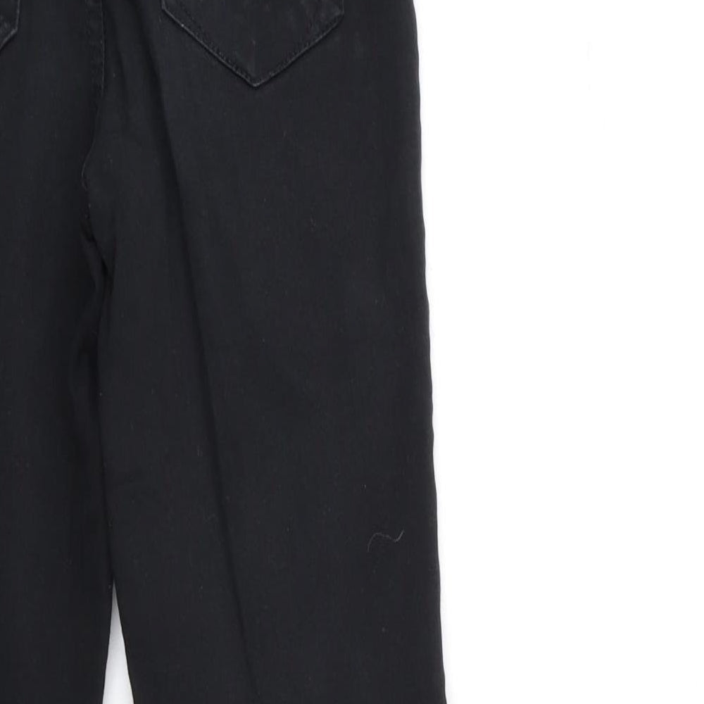 Denim & Co. Womens Black Denim Skinny Jeans Size 4 L27 in