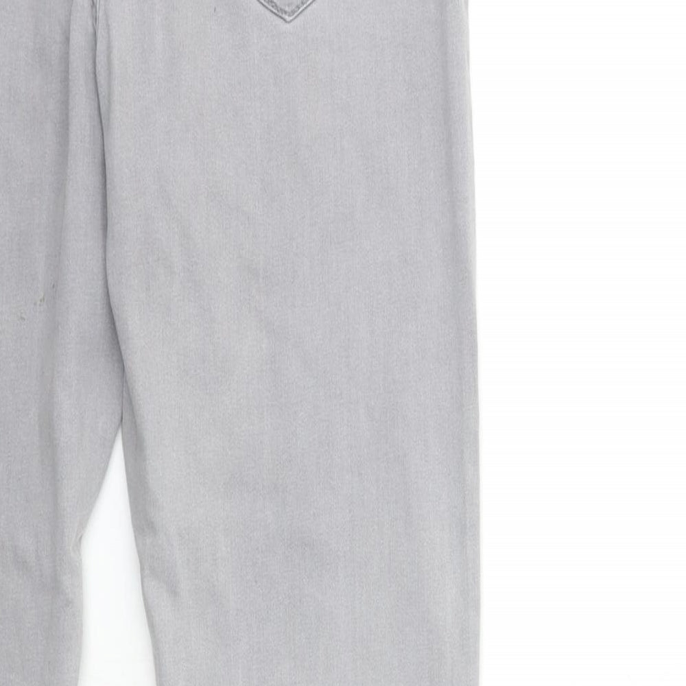 Womens UK Size 10 Denim & Co. Grey Leggings