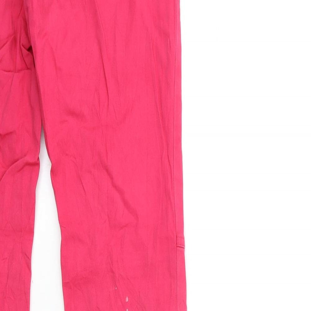Womens UK Size 10 Camieu Regular Fit Skinny Pink Jeans