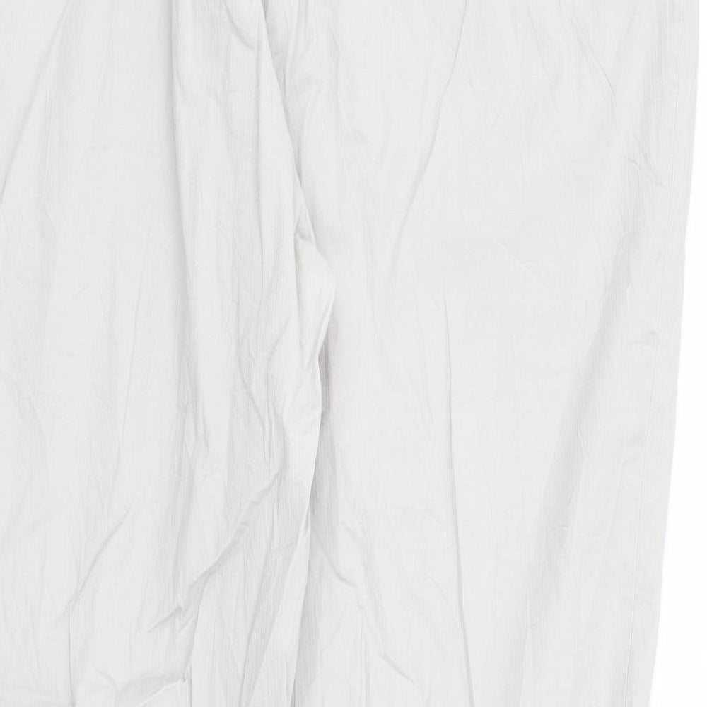 Womens UK Size 34 in H&M Regular Fit Beige Trousers