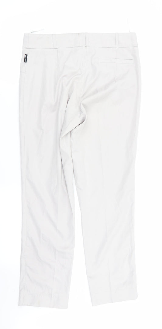 Womens UK Size 28 in Preworn Regular Fit Grey Trousers