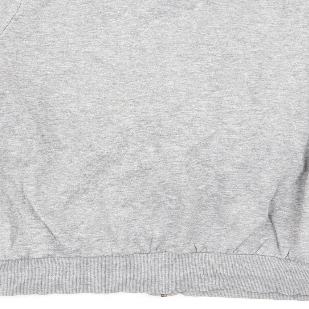 Womens UK Size S Divided by H&M Grey Full Zip Jumper