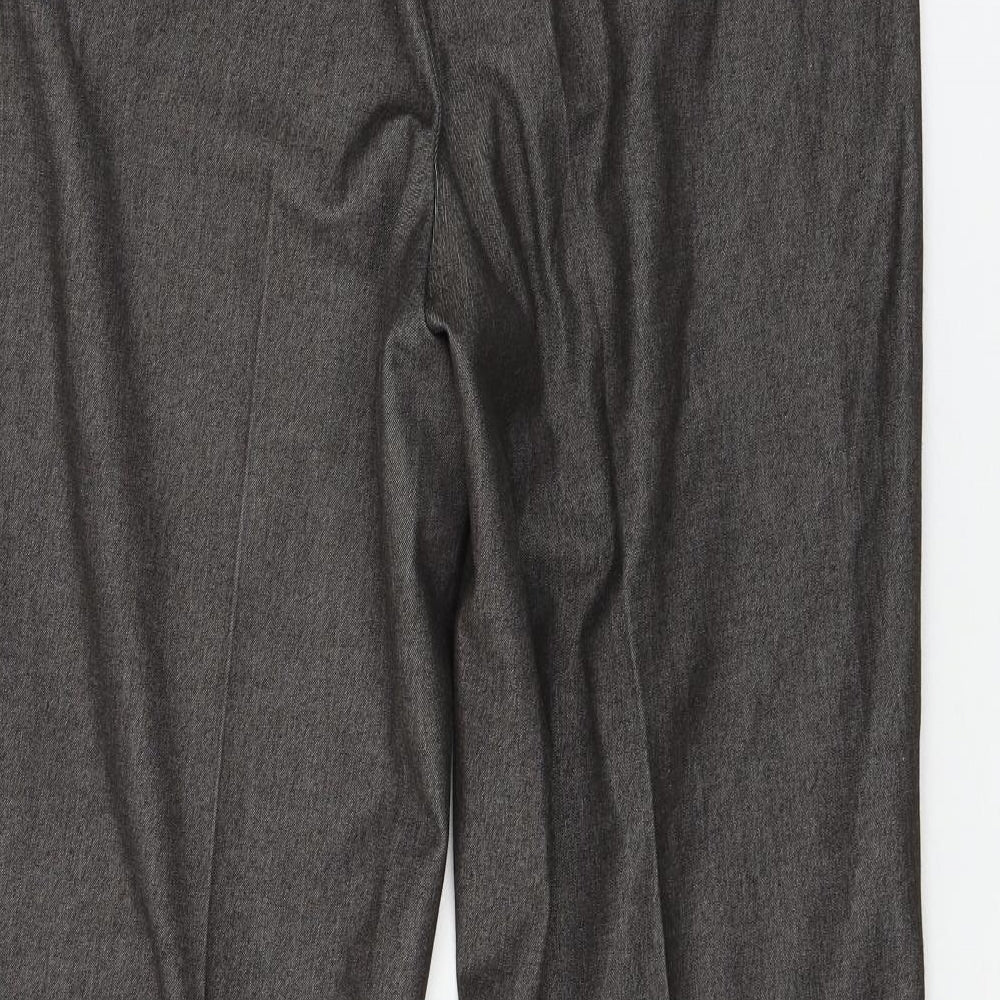 Womens UK Size 14 Marks and Spencer Regular Fit Grey Trousers