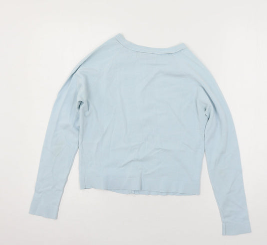 Jesire Womens Blue Knit Cardigan Jumper Size S