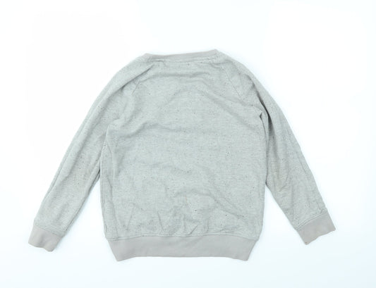 NEXT Girls Grey Pullover Jumper Size 9 Years