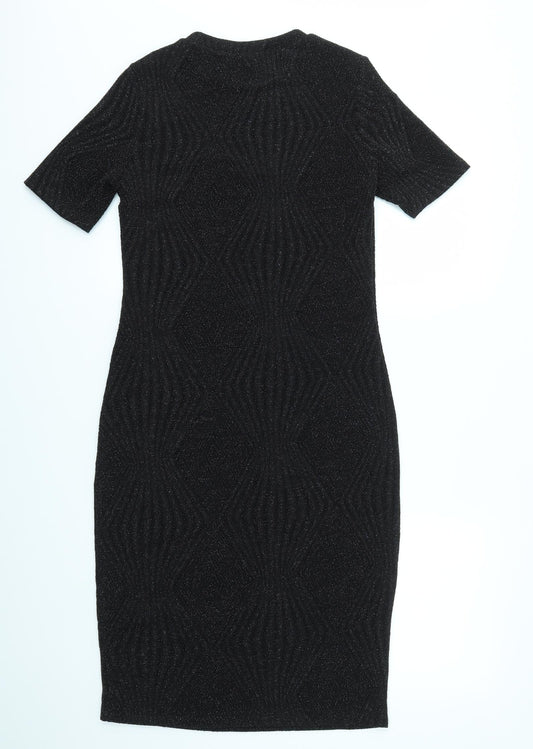 Dorothy Perkins Womens Black Fit & Flare Size 10
