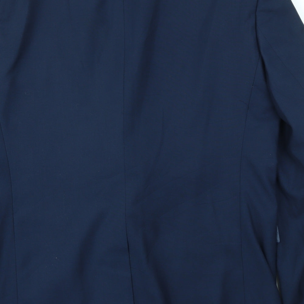 Mens UK Size 42 Cedar Wood State Regular Blue Suit Jacket