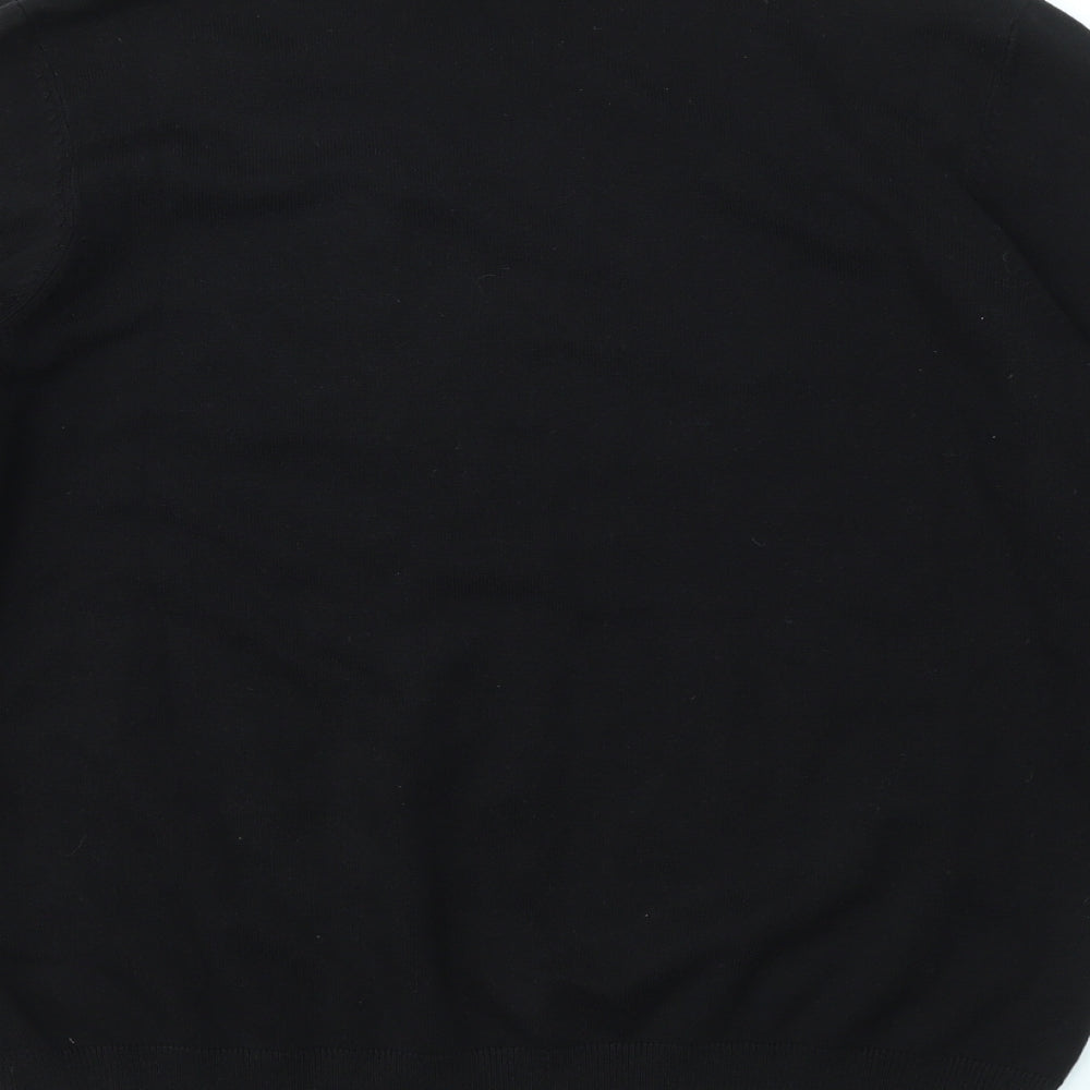 Womens UK Size L H&M Black Pullover Jumper